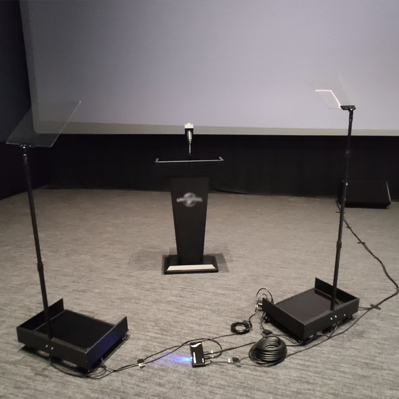 Alquiler de teleprompter invisible