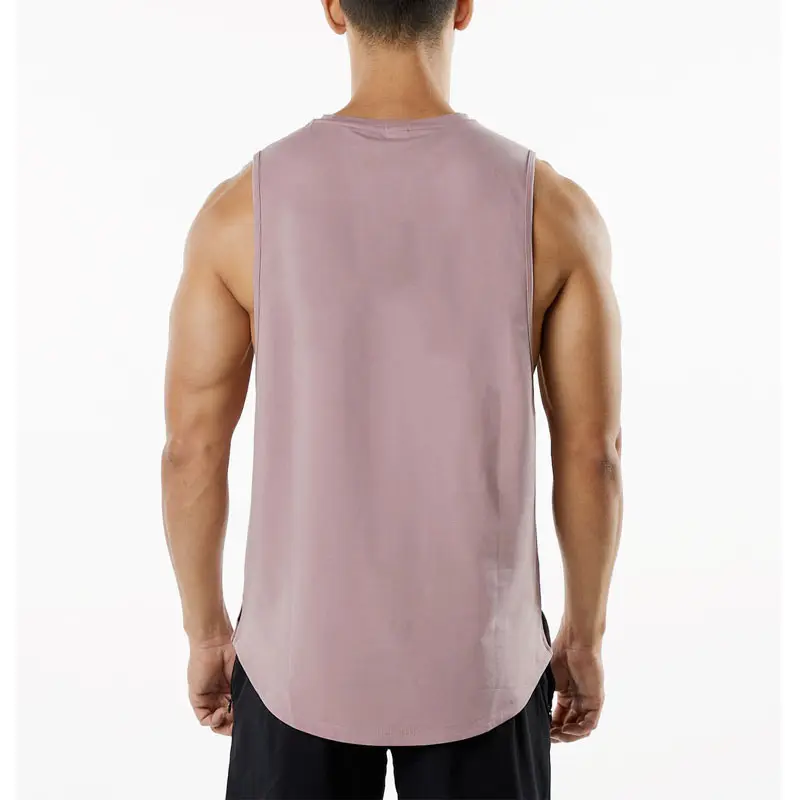 Muscle Tee Fitness Bodybuilding Sleeveless T Shirt Quick Dry Workout Sleeveless Basketball Gym Tank Top Men