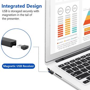 2,4 GHz Zeiger Slide Advancer Mac USB-Zeiger Clicker Typ C Wireless Roter Laserpointer für Powerpoint-Präsentation klicker