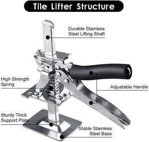 Localizador de azulejos DIY ajustable, regulador de altura, sistema de nivelación de pared para construcción de cerámica, herramienta Manual de equilibrio de suelo, OEM ODM - Product Image 5