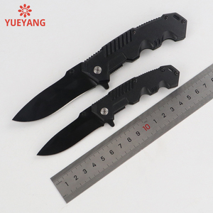 Yueyang tùy chỉnh 3Cr13 thép không gỉ gấp Pocket dao quá trình oxy hóa nhôm xử lý bán buôn Survival chiến thuật DIY OEM hỗ trợ - Product Image 6