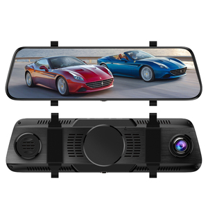 Grabadora de estacionamiento de conducción de respaldo de vehículo, lente Dual IPS de 9,66 pulgadas, espejo, ADAS, 1080P, GPS, cámara de salpicadero - Product Image 3