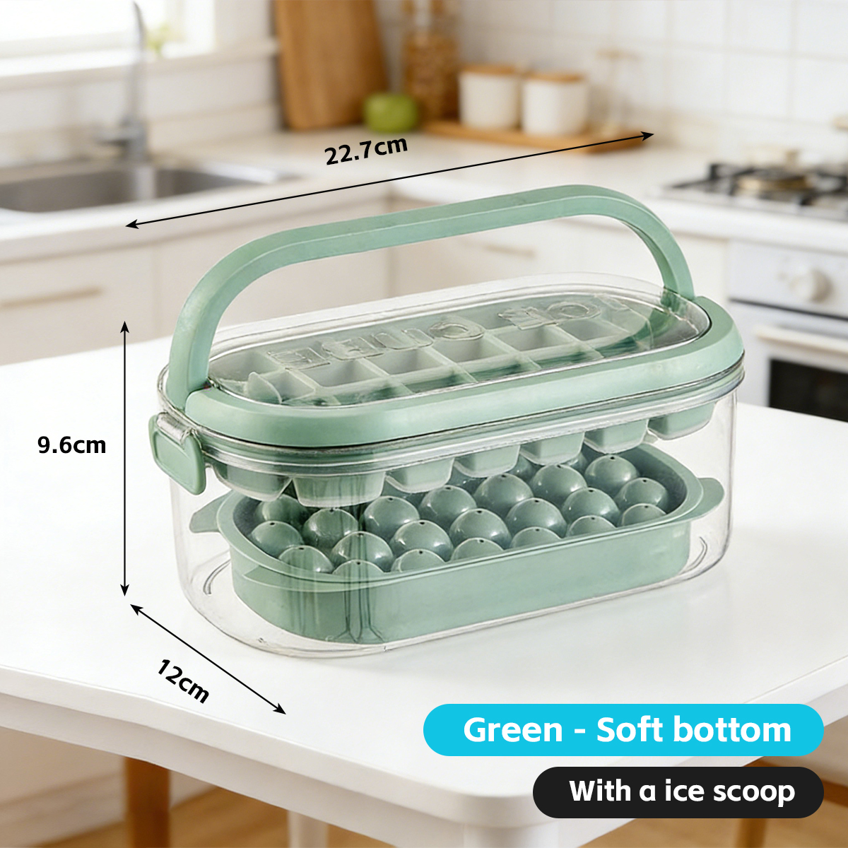 Fond souple vert menthe