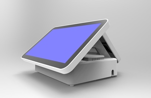 15&quot;+12&quot; Ordering Machine Desktop <strong>Computer</strong> Double Retail Pos Touch Screen Monitor All in One Pos <strong>System</strong> With windows <strong>Android</strong> - Product Image 2