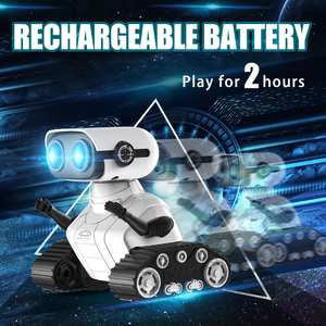 Şarj edilebilir Ebo Robot oyuncaklar RC Robot çocuklar erkek ve kız için uzaktan kumanda oyuncak müzik ve LED gözler hediye ile çocuklar için - Product Image 2