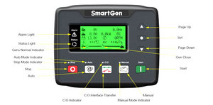Modulo di Controllo del Generatore Smartgen HGM4100LT singola unità di automazione del segnale a distanza di Arresto di Inizio - Product Image 2
