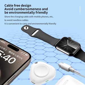 มินิแบบพกพาไร้สายสําหรับ Apple iWatch 1 2 3 4 5 อะแดปเตอร์แพทย์ Fast ชาร์จสมาร์ทนาฬิกาไร้สายชาร์จฐาน