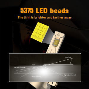 Tak ve çalıştır yüksek güç delikten Led farlar kolay kurulum için yüksek ışık verimliliği - Product Image 5