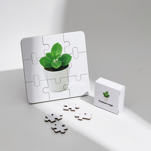Oem tùy chỉnh in ấn chậu cây thăng hoa trống ghép hình câu đố 1000 PCE giấy ghép hình câu đố cho người lớn trẻ em - Product Image 3