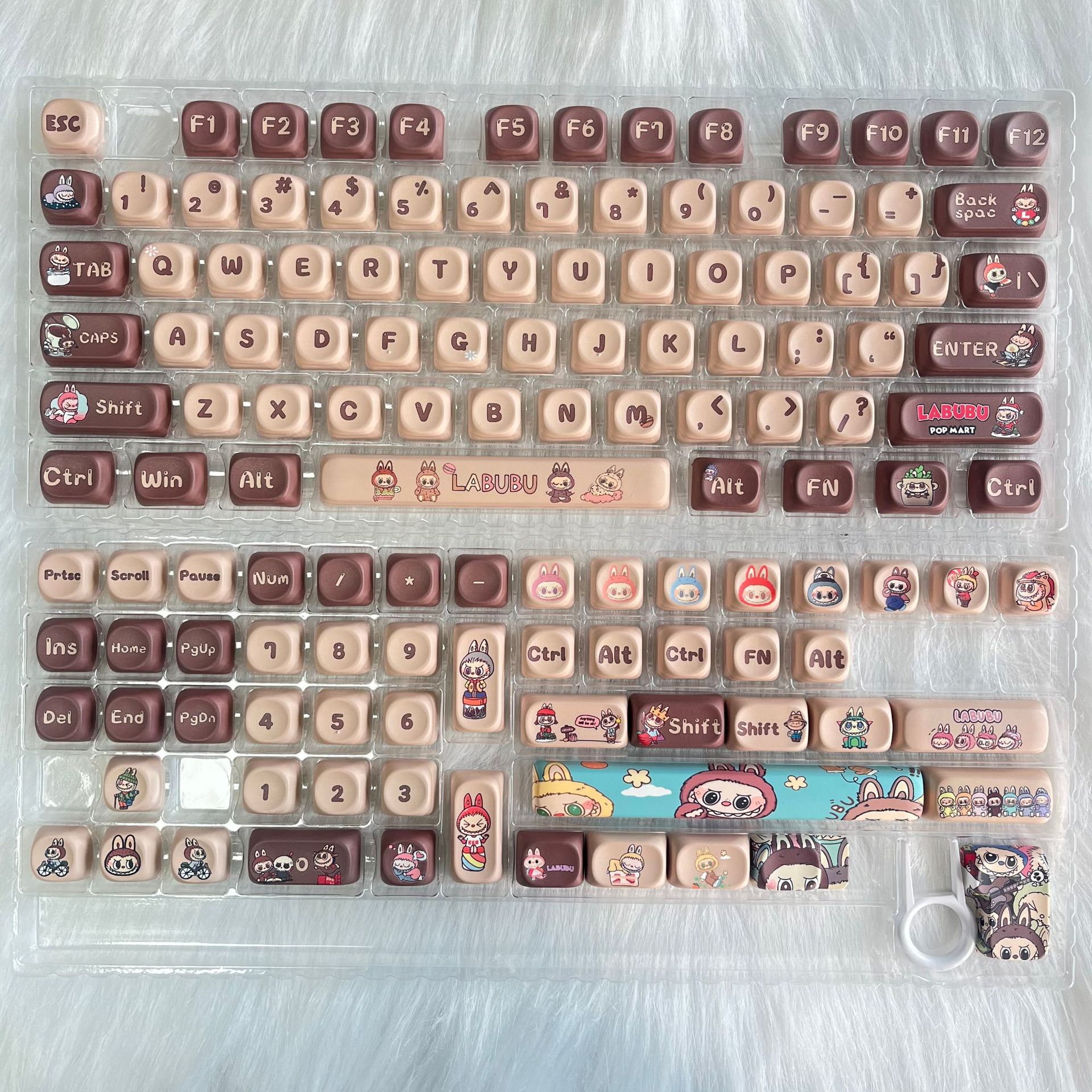 La cloth theme keycap--english version