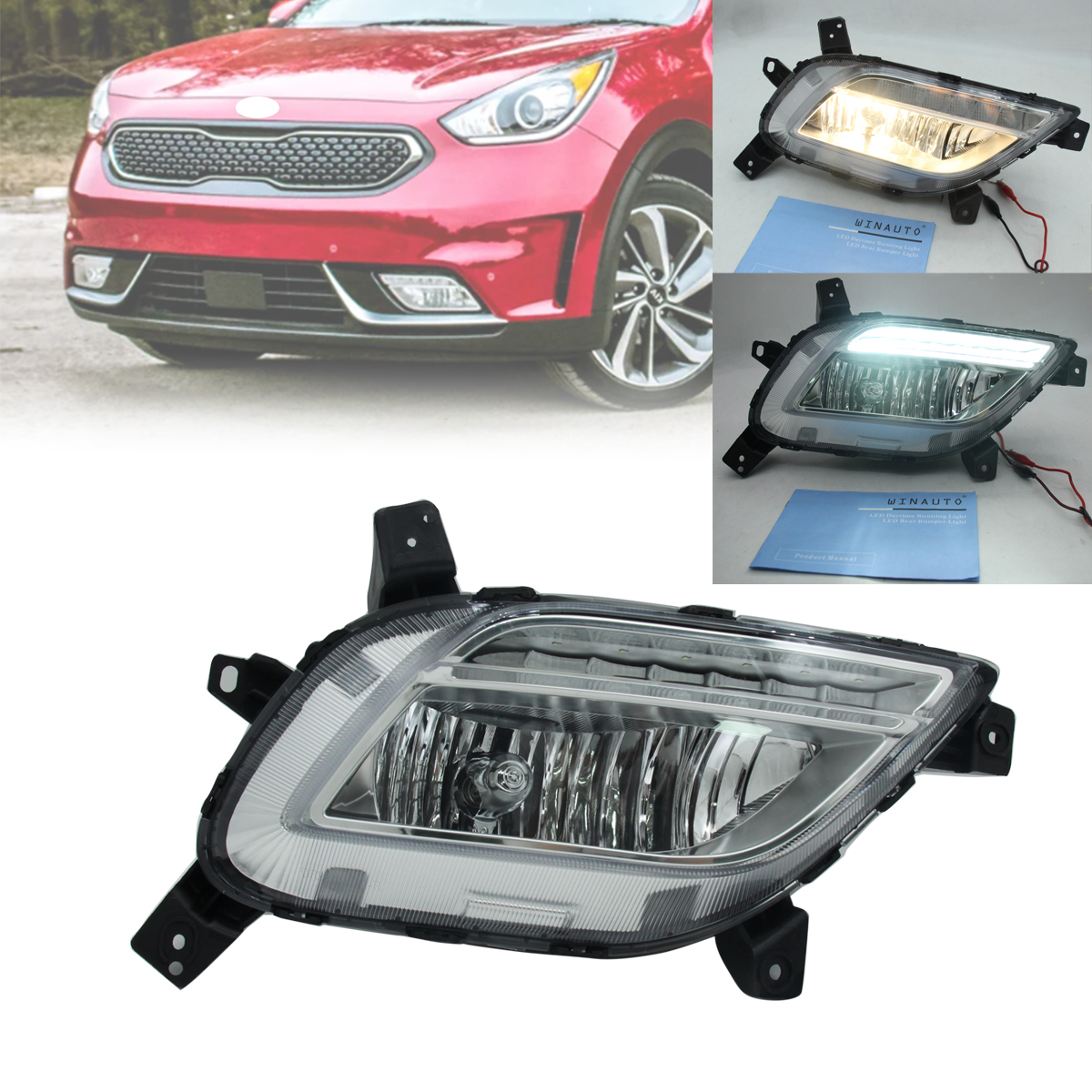 led drl with fog light