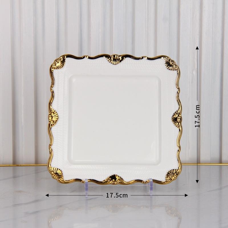 7inch square plate