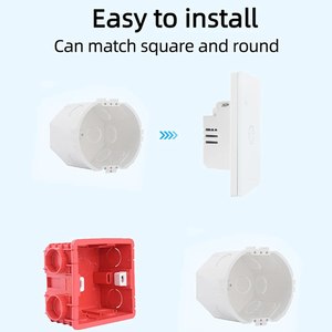 Tuya Smart Home WiFi Smart Switch per ufficio Hotel Alexa Google Home 220V 1-2-3-4 interruttore Touch Linkage con rete <span class=keywords><strong>Zigbee</strong></span>