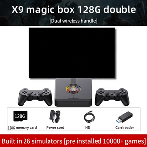 Professional 10000+ <strong>Free</strong> Games Support 60 Simulators X9 Video Game Box 3D Rocker Wireless Controller With 64GB 256GB Memory Mini - Product Image 3