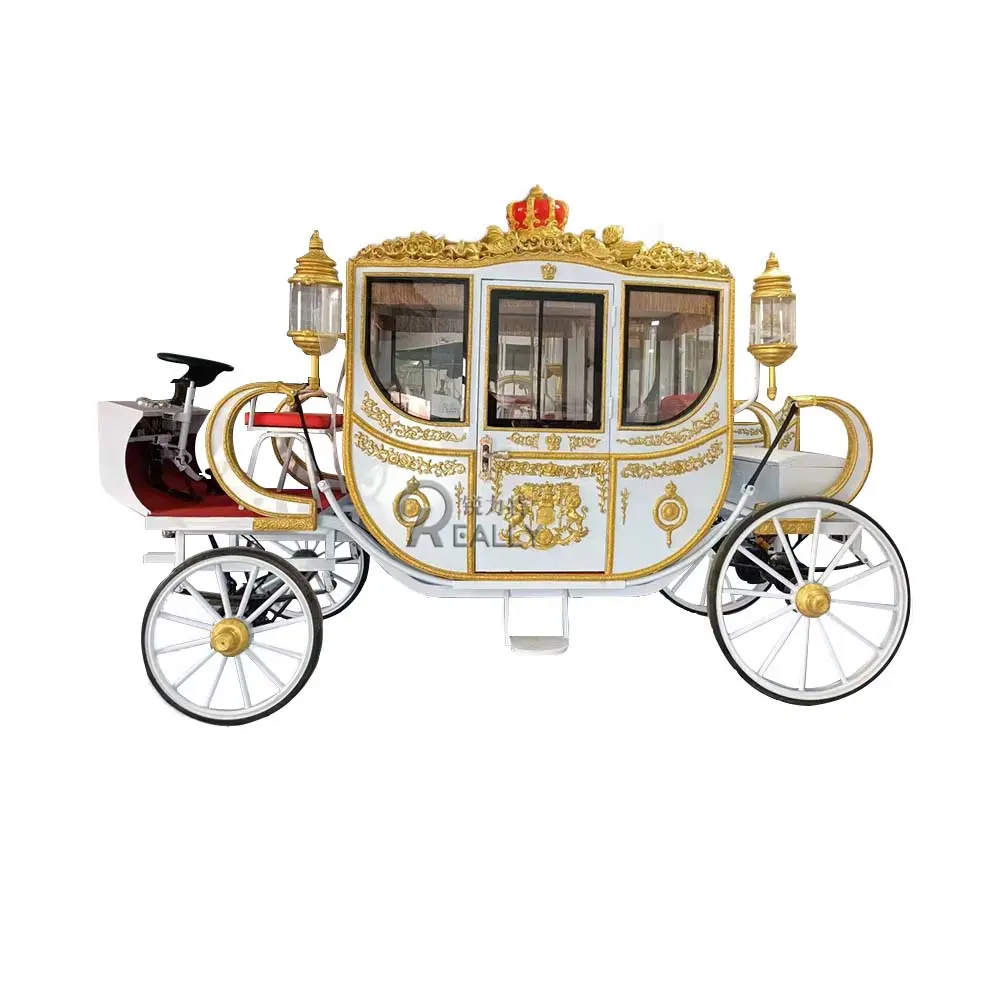 2024 yeni at arabası gezi vagon at çizilmiş sepeti düğün dekoratif at arabası külkedisi satılık