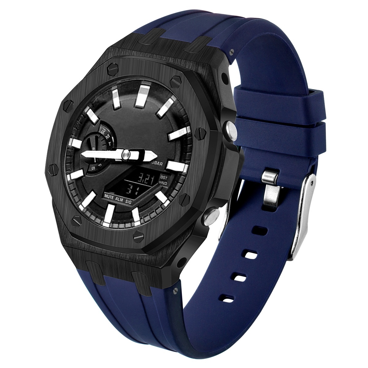 black case+Blue band