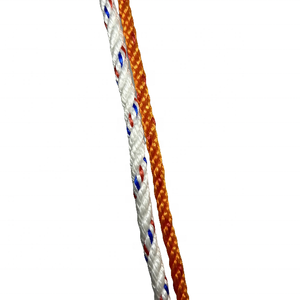 China Factory <strong>Custom</strong> Color <strong>PP</strong>/PE/Nylon/polyester 38MM 3 Strands <strong>Twisted</strong> UV Resistant Beige Polyester Rope for Ship Decoration - Product Image 2