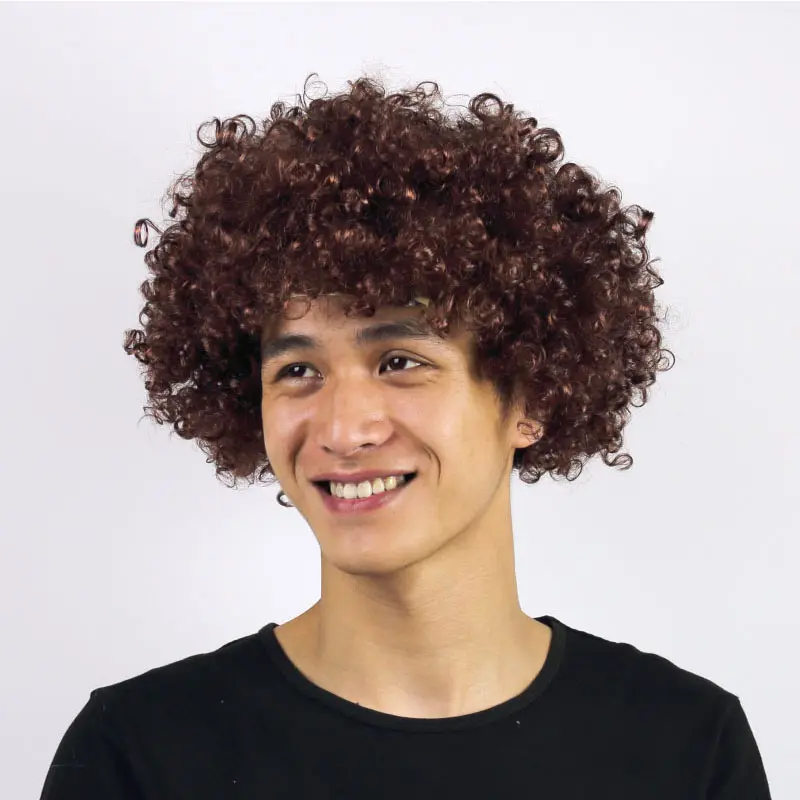 Parrucca Afro crespa per capelli umani parrucca Bobo corta umana parrucca Bob per capelli ricci