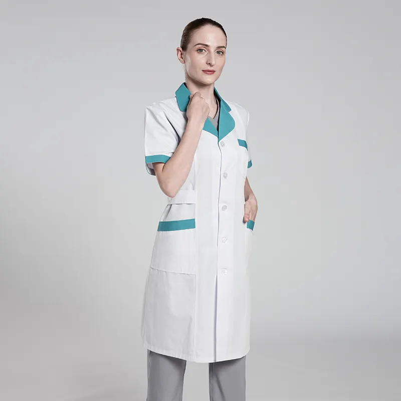 कस्टम नर्सिंग वर्दी डॉक्टर कोट थोक अस्पताल वर्दी स्क्रब सूट नर्स लैब कोट सेट