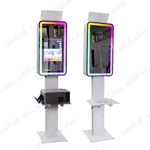 CHIMEE Selfie Photo Mirror Booth 21.5 Inch LCD Touch Screen for Wedding Party With Flash Light (mini Pc Camera Printer Optional) - Product Image 1