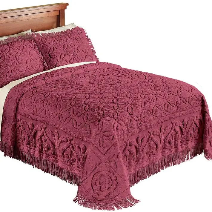 Weiches und luxuriöses Diamant muster Bella Chenille Tages decke-Schlafzimmer Wohnkultur-Maschinen wäsche, Polyester