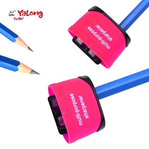 Hot-Bán Tẩy/Bút Chì Mài 2-Trong 1 Hình Bầu Dục Hình Dạng Thiết Kế Cao Su Tẩy Hợp Kim Lưỡi Mài Cho Sinh Viên - Product Image 4