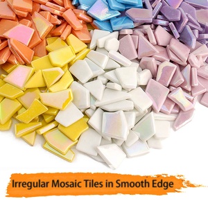 Kính tái chế óng ánh không thường xuyên nghệ thuật lỏng lẻo tự làm kính màu khảm gạch thủ công cho các dự án sở thích và những người yêu thích thủ công - Product Image 6