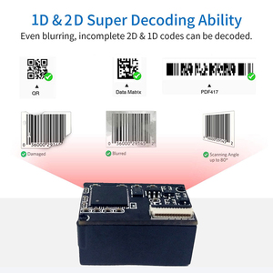 TTL USB Interfaz dual Mini 1D 2D Código de barras CMOS Motor de escaneo Módulo de escáner integrado - Product Image 6