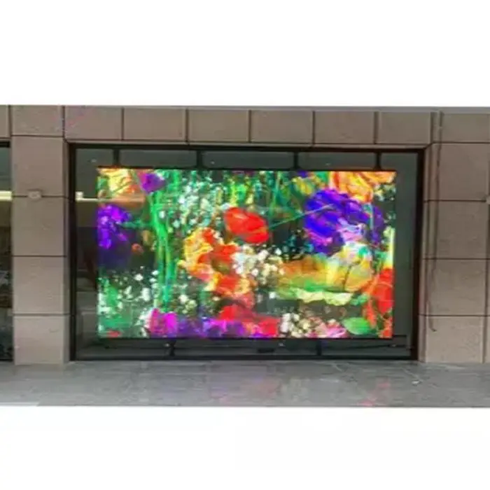 Pantalla de visualización de vídeo de pantalla de hielo LED DE ALTO claro transparente de la P4-8mm para vídeo musical