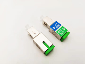 最佳解决方案传输UPC到APC SC/UPC公传输SC/APC母单模单工混合转换器适配器 - Product Image 4