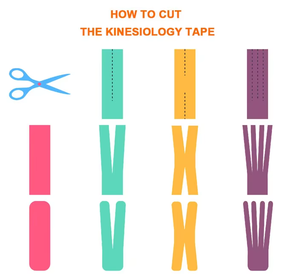 Tùy chỉnh trước cắt kinesiology BĂNG BĂNG cơ bắp cho vật lý trị liệu cứu trợ đau - Product Image 3