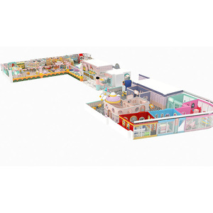 Lâu Đài maccarron máy bay trong nhà vui chơi giải trí sân chơi trò chơi Thiết bị cho trẻ em trẻ em bên trong - Product Image 6