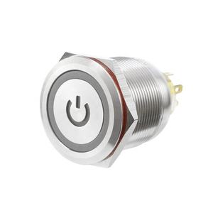Chinakel 25mm Waterproof on Off <strong>Switch</strong> <strong>Push</strong> <strong>Button</strong> <strong>Exit</strong> <strong>Push</strong> <strong>Button</strong> <strong>Switches</strong> IP67 Lamp <strong>Push</strong> <strong>Button</strong> <strong>Switch</strong> - Product Image 1