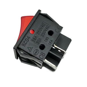 RK1-03 soken 16A 30A 250VAC 125VAC T85/55 25/T100 DPDT kırmızı led ışık devre anahtarı için tüv VEDE KC CQC ile çoklu soket - Product Image 3