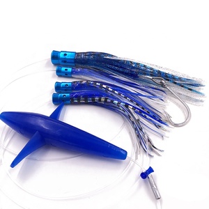 Thuyền câu cá lure rigged với Hooks trong túi cá bạch tuộc váy trolling câu cá thiết bị bán sỉ - Product Image 6
