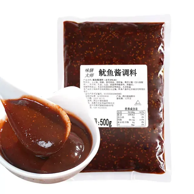 Bán buôn gia vị thịt nướng mực nước sốt 500 gam phong phú hương vị Sử dụng cho Ướp Thịt Nướng nước sốt Hàn Quốc BBQ nước sốt
