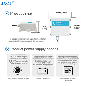 JXCT O2 leck detektor RS485 Luft Industriellen sensor, sauerstoff gas detector Wand-montiert Smart Lösung IoT Wireless
