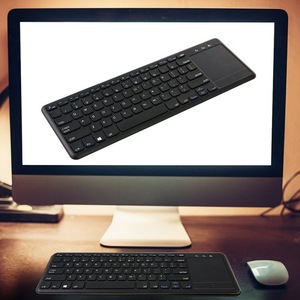 2.4G <strong>Wireless</strong> <strong>Touchpad</strong> <strong>Keyboard</strong> Multi-touch Ultra-slim with USB Receiver for Android Smart TV Computers Ladtops Desktops - Product Image 2