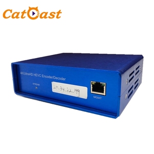 5G transmisión vídeo en directo de 10 bits 4:2:2 4K UHD SDI 12G HEVC Encoder con SRT su HTTP RTMP UDP streaming IP de salida