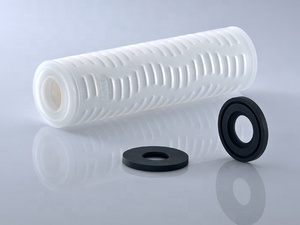 10&quot; X 69 mm PP Pleated 0.2 Micron <strong>Filter</strong> Cartridge 222 Flat pp Part for Pre-filtration of Beverage Oils Water Purifying - Product Image 5