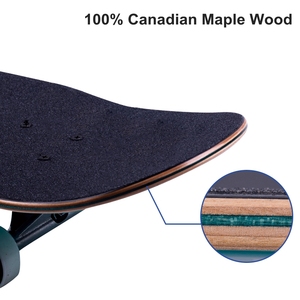 7-ply Canadian Maple 29 "x 7.5" trẻ em Skateboard hoàn thành tùy chỉnh đồ họa êm dịu lõm đôi Rocker ván trượt với PU bánh xe - Product Image 5