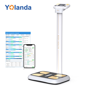 Yolanda mới đa tần số đo 8 điện cực phân tích thành phần cơ thể quy mô chi phí-hiệu quả 280kg chất béo cơ thể quy mô - Product Image 1