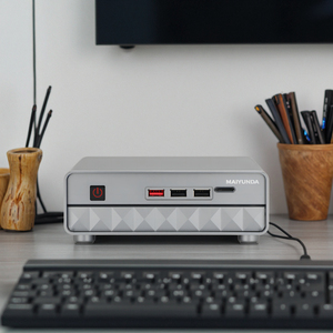 Leistungs starker N100 4-Kern-CPU Industrieller robuster Desktop-Minicomputer M.2 Festplatte RJ45 4 * Intel I226-V 16GB Speicher Neues Produkt - Product Image 1
