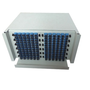 Marco de distribución de fibra óptica ODF 12 24 48 96 Core 144 puertos SC/APC Terminal Box Patch Panel - Product Image 6