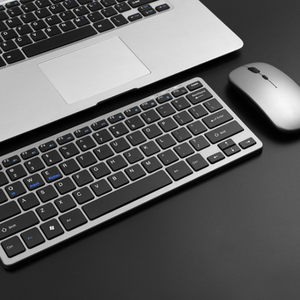 2,4G inalámbrico recargable Mini teclado delgado y combinación de mouse BT Keyboard Suite en stock - Product Image 3