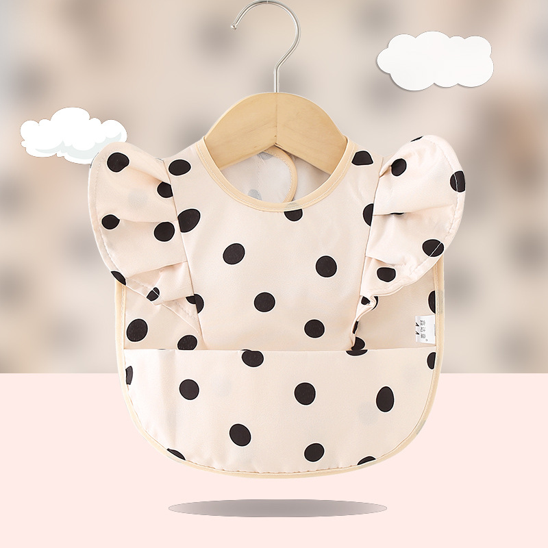 Beige black dots