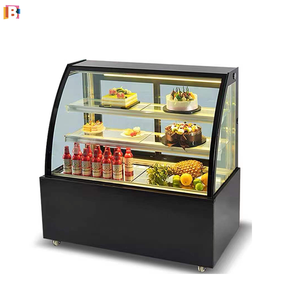 Good Sale LED Lighting Glass Door Display Cooler for Dessert Store Application Sliding Out Fridge and Cake Display <strong>Chiller</strong>