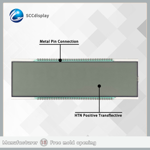 Personalizzato economico SJXDGN042 HTN positivo 8 8 punti decimali Display monocromatico segmento statico schermo moduli LCD - Product Image 3