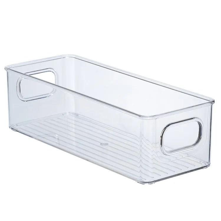 Toptan gıda sınıfı plastik bir buzdolabı seti plastik saklama kabı ahşap kapaklar