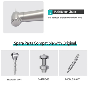 CP-Z95 Handpiece dentale 1:5 contrangolo vendita calda di alta qualità FG Bur elettrico dentale Handpiece a bassa velocità - Product Image 6